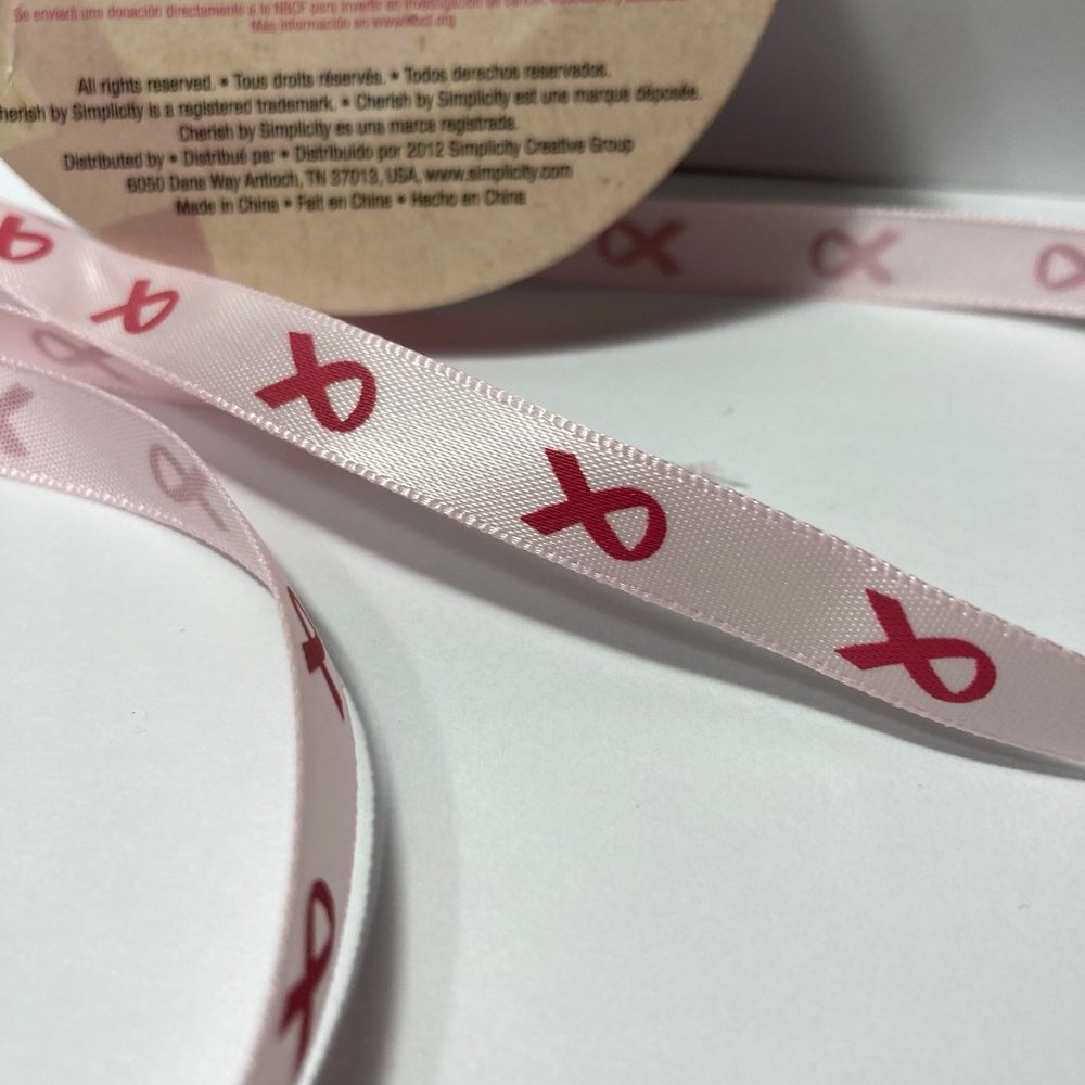 Breast Cancer Awareness Ribbon ~ Ribbon Crafts - Picture 3 of 14